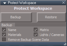 protect workspace panel